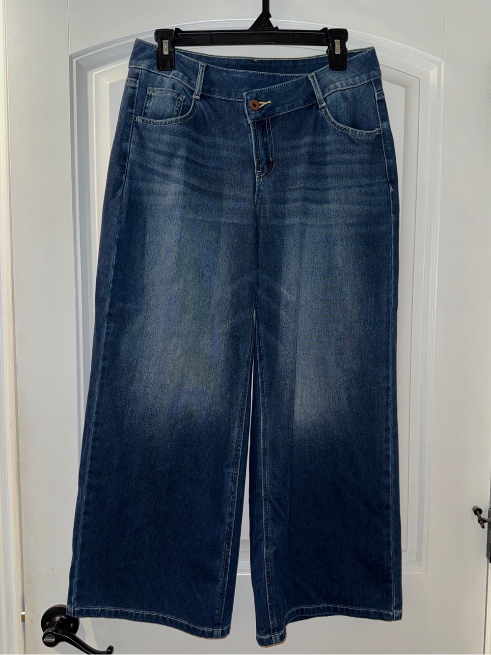 Halara Asymmetric Baggy Low Rise Jeans Medium Petite